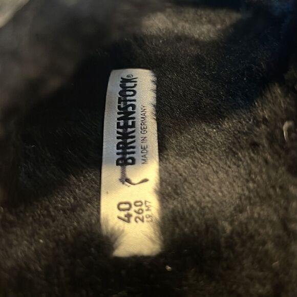 BIRKENSTOCK ARIZONA BIG BUCKLE SHEARLING SANDALS BLACK NWT Various - Picture 11 of 11